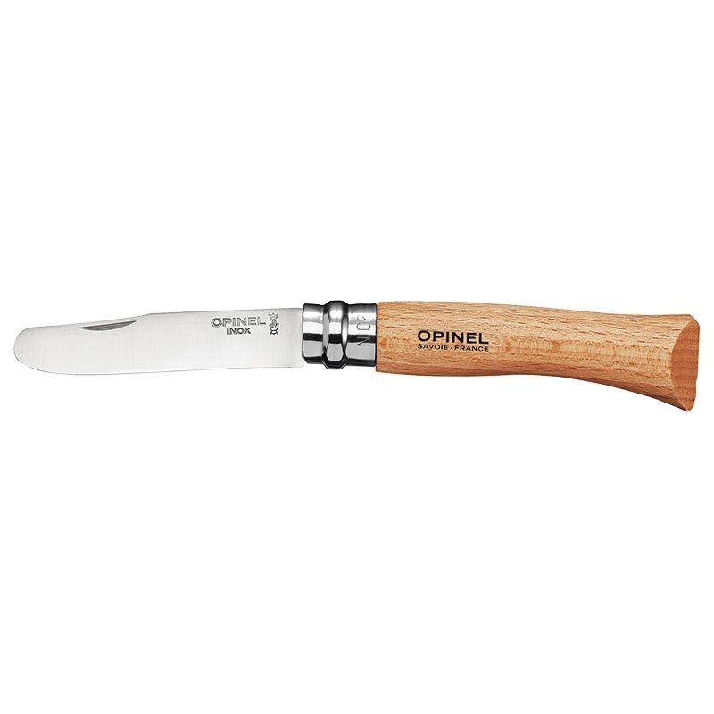Mon Premier Opinel N°07 Bout Rond - Lame 74mm - Manche Hêtre
