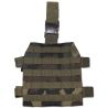 Plaque de cuisse avec attaches MOLLE camouflage ce