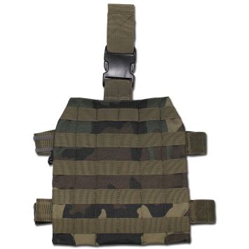 Plaque de cuisse avec attaches MOLLE camouflage ce