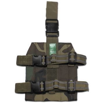 Plaque de cuisse avec attaches MOLLE camouflage ce