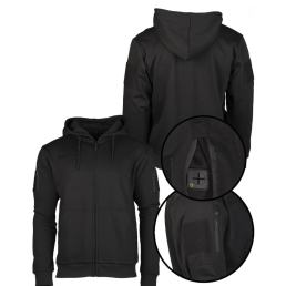 Acheter Sweat tactique à capuche Noir MIL-TEC