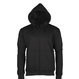 Sweat tactique à capuche Noir MIL-TEC