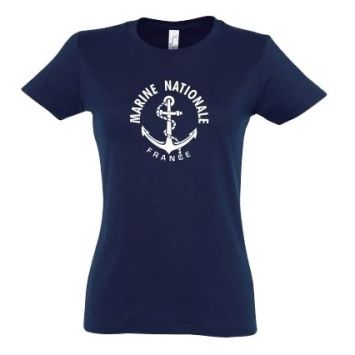T-shirt Marine Nationale Femme