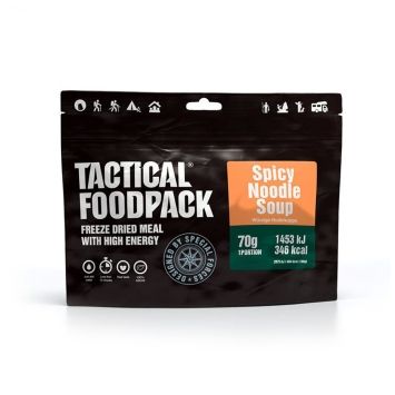 Soupe au poulet et aux nouilles épicée 100% naturelle Tactical Foodpack