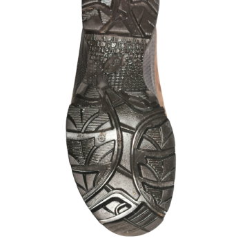 rangers HAIX Nepal Pro, semelle crantée antidérapante, motif de traction, vue dessous