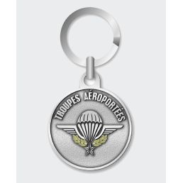 Porte-clé Troupes aéroportées gris