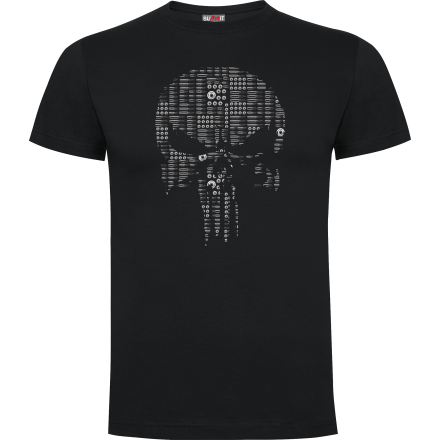 T-shirt Punisher balles Noir