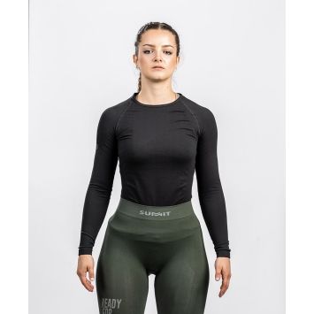 Haut SEQUOIA Technical line Summit Outdoor Noir pour femmes pas cher