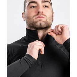 T-shirt SUMMIT ANETO col zip Noir