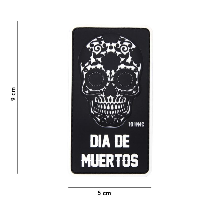 Écusson 3D PVC Dia de Muertos
