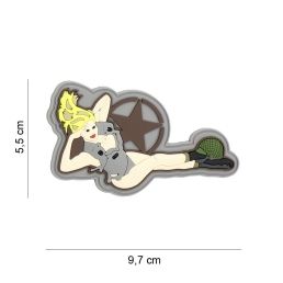 Écusson 3D PVC PIN UP Étoile Alliée