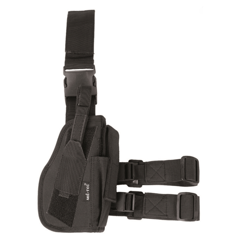Acheter Holster de cuisse 2 sangles avec porte-chargeur MIL-TEC noir