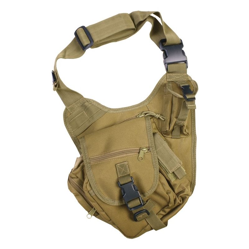 Sacoche bandoulière tactique 7L coyote