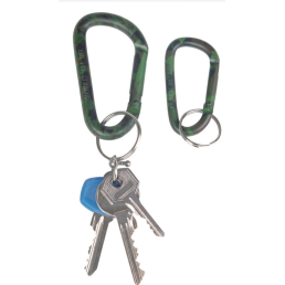 Mousqueton Camouflage CE 80 mm Aluminium