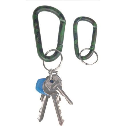 Mousqueton Camouflage CE 80 mm Aluminium