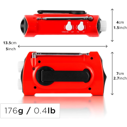DURONIC Ecohand Radio et Lampe torche sans pile pas cher