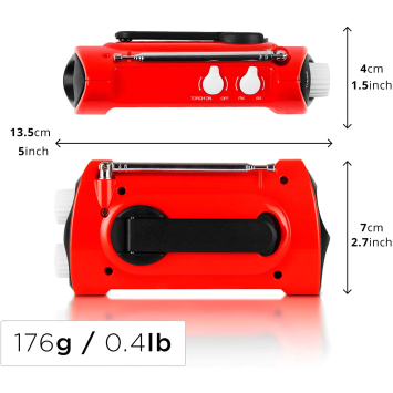 DURONIC Ecohand Radio et Lampe torche sans pile pas cher