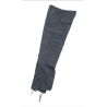 pantalon militaire bdu parks bleu, vue de profil, poches cargo visibles