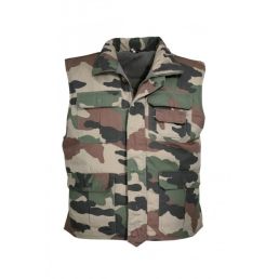 Gilet Rangers Cityguard camouflage Extérieur 65 % polyester / 35 % coton avec traitement déperlant.