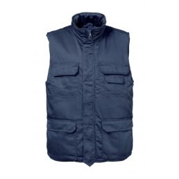 Gilet Rangers Cityguard bleu Doublure polaire et ouate 100 % polyester pour apporter de la chaleur