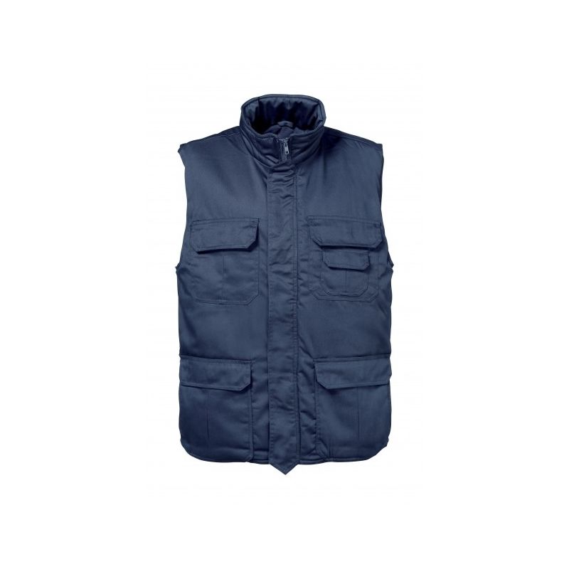 Gilet Rangers Cityguard bleu Doublure polaire et ouate 100 % polyester pour apporter de la chaleur