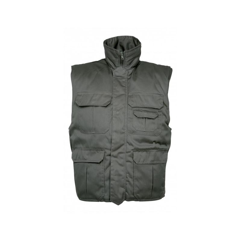 Gilet Rangers Cityguard vert Adapté à la chasse, pêche, randonnée, airsoft et aux activités extérieures.