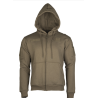 Sweat tactique à capuche vert MIL-TEC