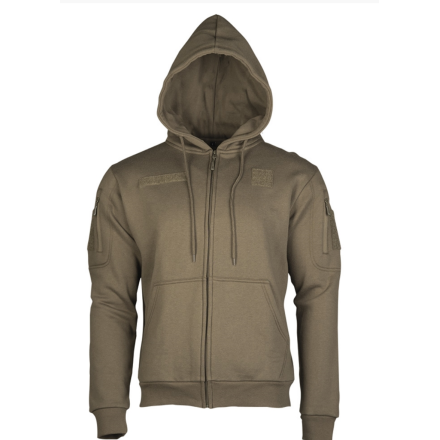 Sweat tactique à capuche Noir MIL-TEC