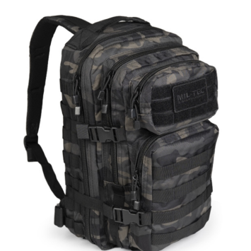Sac à dos militaire d'assault dark camo