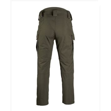 Pantalon Softshell ASSAULT vert vue de face