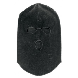 Cagoule 3 trous polaire noire