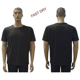 T-shirt Félin manches courtes Raglan noir