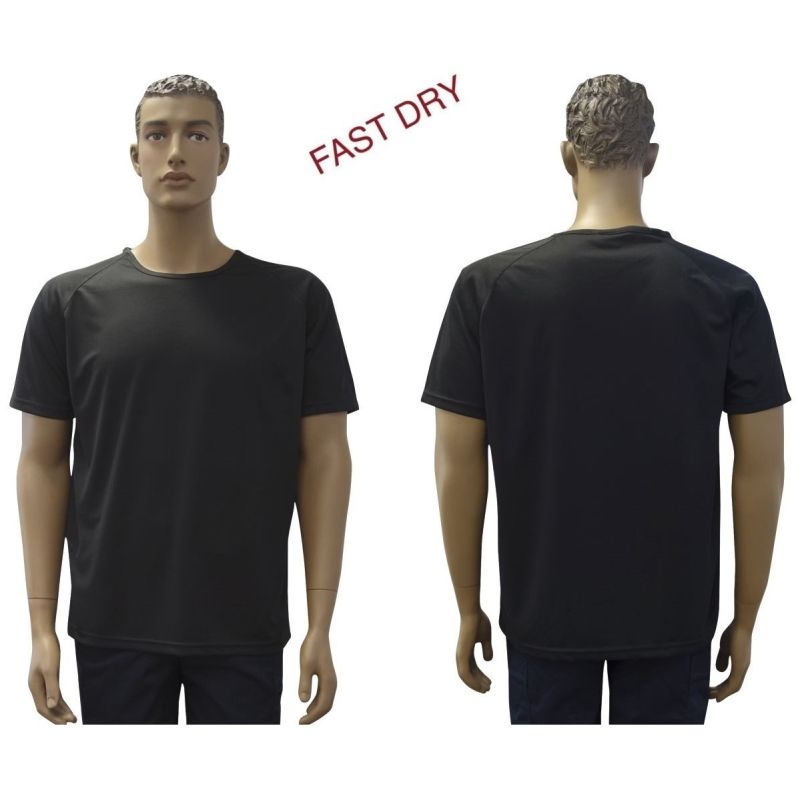 T-shirt Félin manches courtes Raglan noir