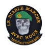 Écusson Légion Étrangère Le Diable marche avec nous
