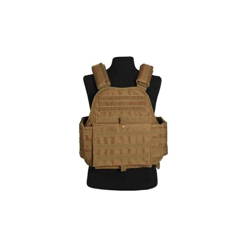 Gilet tactique CARRIER Plate coyote