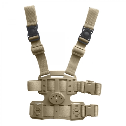 Plaque de cuisse 2 sangles 8k18 Noir