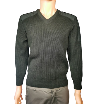 Pull militaire col V Armée...