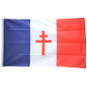 Drapeau France libre avec Croix de lorraine 150*90 cm