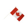 Drapeau Canada avec hampe 45 cm x 30 cm