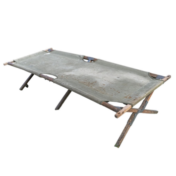 Lit picot US avec plateau de bois original