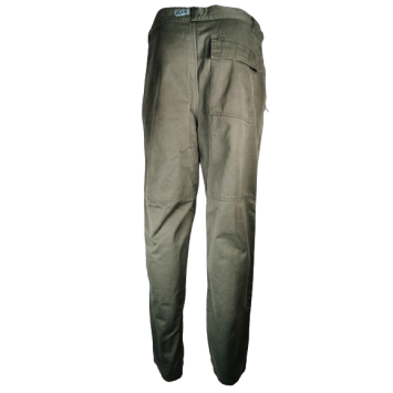 pantalon militaire spécialiste armée de l’air française vert olive, vue de face, genoux préformés, passants larges