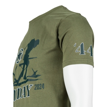 T-shirt D-DAY 80th Anniversary vert pas cher