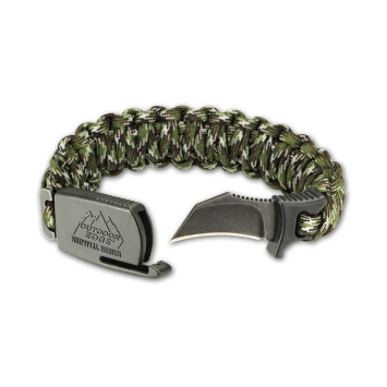 Bracelet paracorde avec couteau Para-claw OUTDOOR EDGE camo