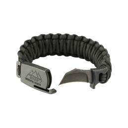 Bracelet paracorde avec couteau Para-claw OUTDOOR EDGE noir