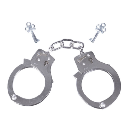 Menottes à chaîne en nickel