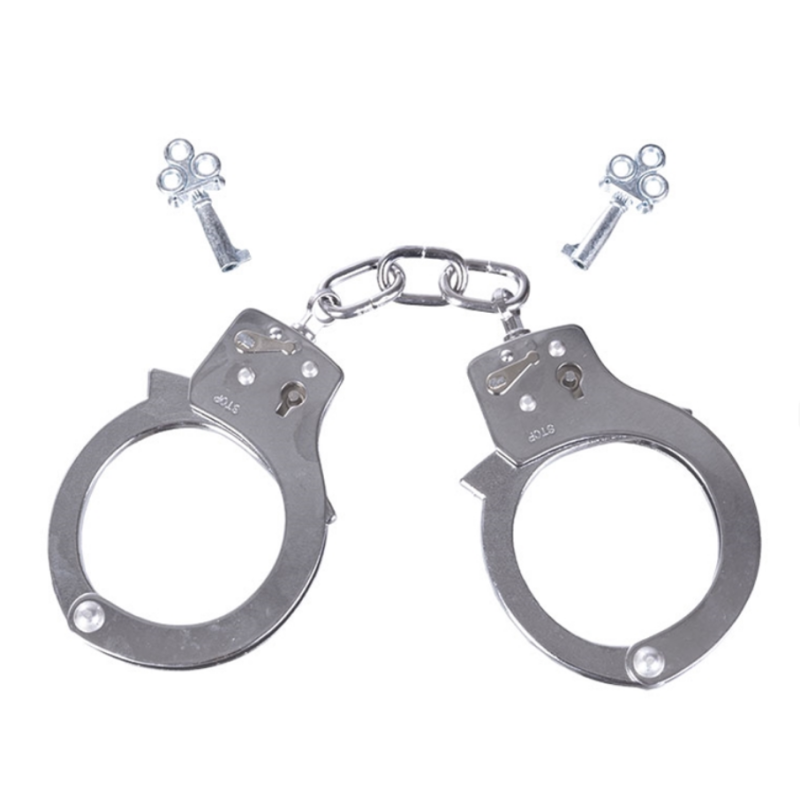 Menottes à chaîne en nickel