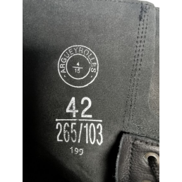 Rangers militaire réglementaire BM65 Armée française cuir grainé argueyrolles