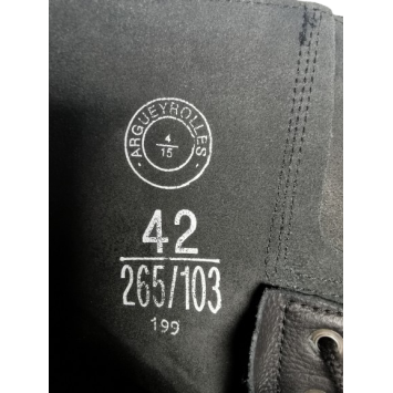 Rangers militaire réglementaire BM65 Armée française cuir grainé argueyrolles