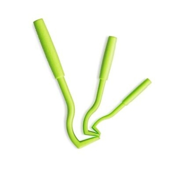 Tire-tique lot de 3 pinces plastiques pour humains, chiens et chats