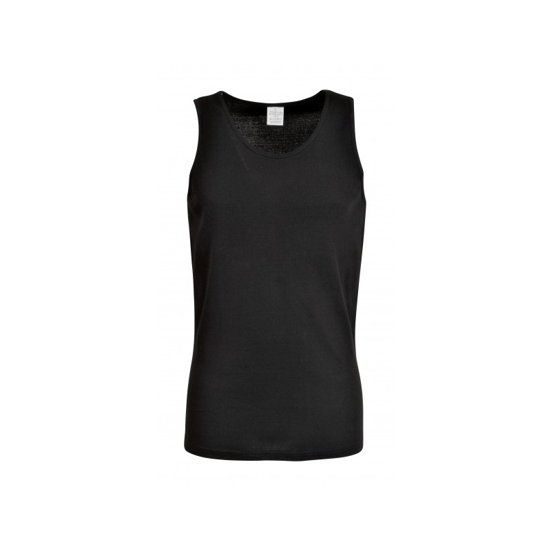 Débardeur côtelé Noir